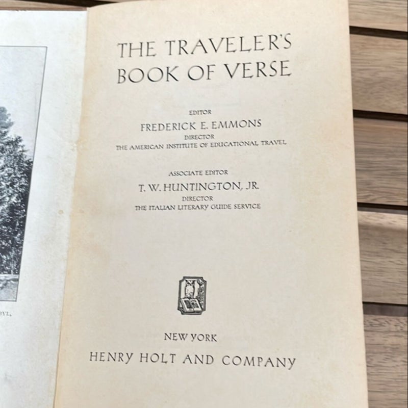 The Traveler’s Book of Verse (1928)
