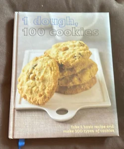 1 dough, 100 cookies
