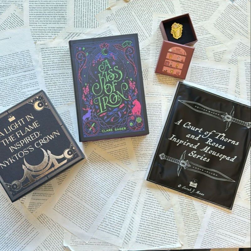 A Kiss of Iron - Bookish box edition with swag 