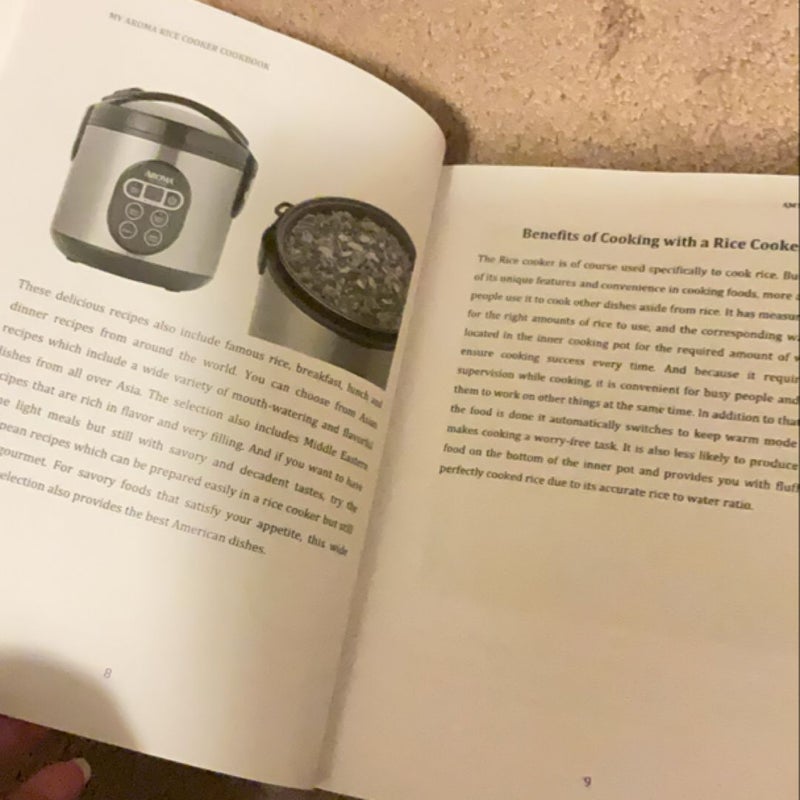 My Aroma Rice Cooker Cookbook