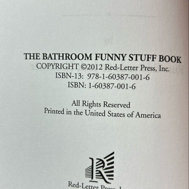 The Bathroom Funny Stuff Book 