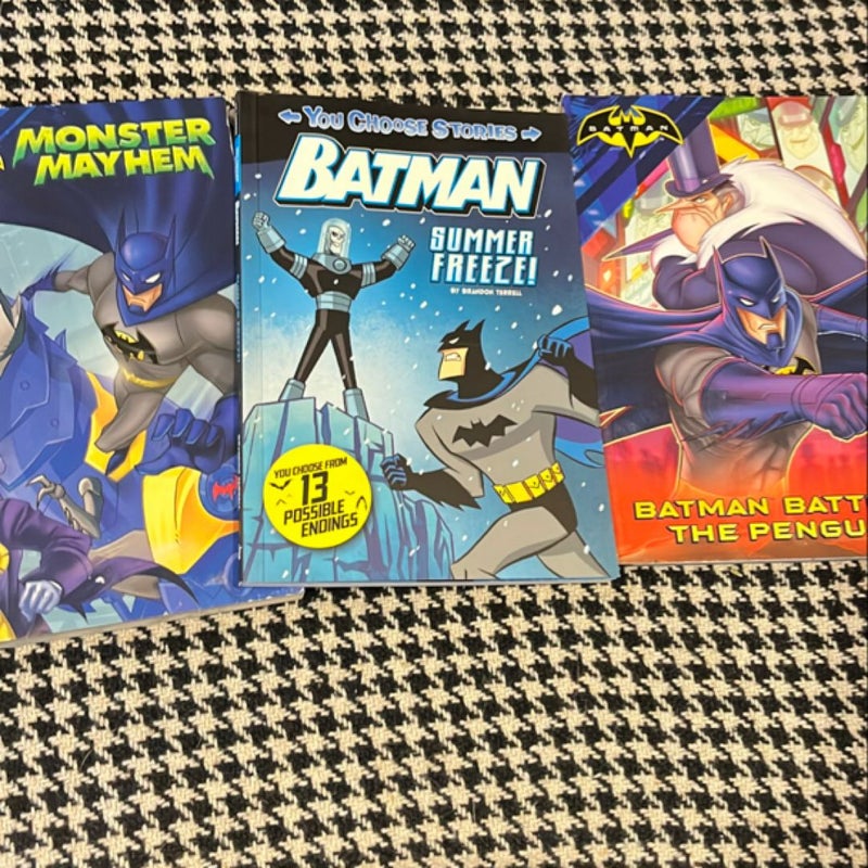 Batman bundle: Batman Battles the Penguin, Batman Summer Freeze!, Monster Mayhem