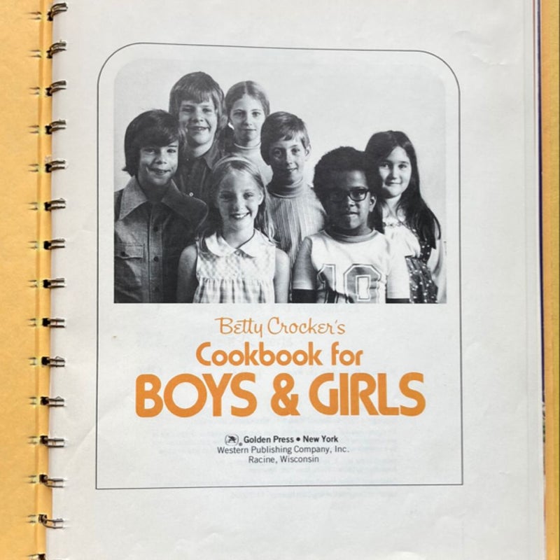 Betty Crocker’s cookbook for boys and girls 