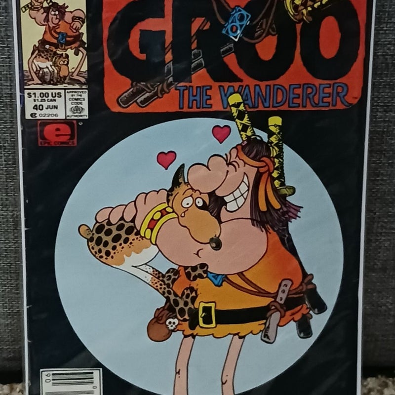 Lot of 4 Comic Books: Marvel: Groo the Wanderer #40-42 and 51