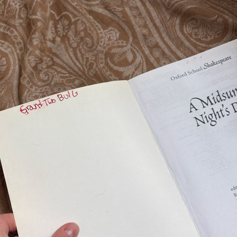 Oxford School Shakespeare: Midsummer Night's Dream
