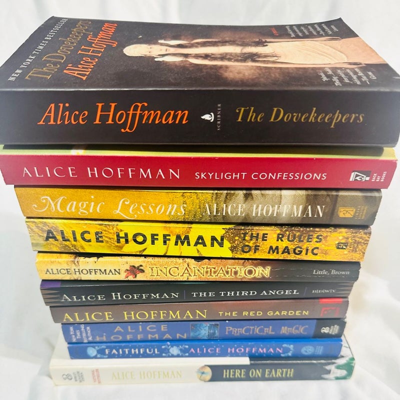 Lot of 10 Bestselling Alice Hoffman Novels