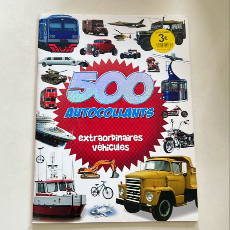 500 autocollants