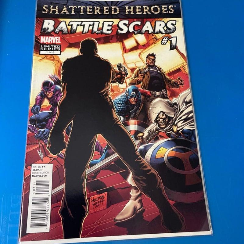 Shattered Heroes Battle Scars #1-6 (2012 Marvel) Limited Series 