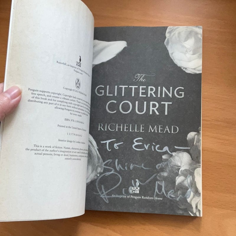 The Glittering Court (signed sampler)
