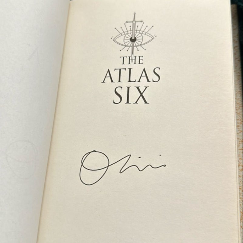 The Atlas Six: the Atlas Book 1 fairyloot edition SIGNED **Please look at description if interested in buying all 3!**