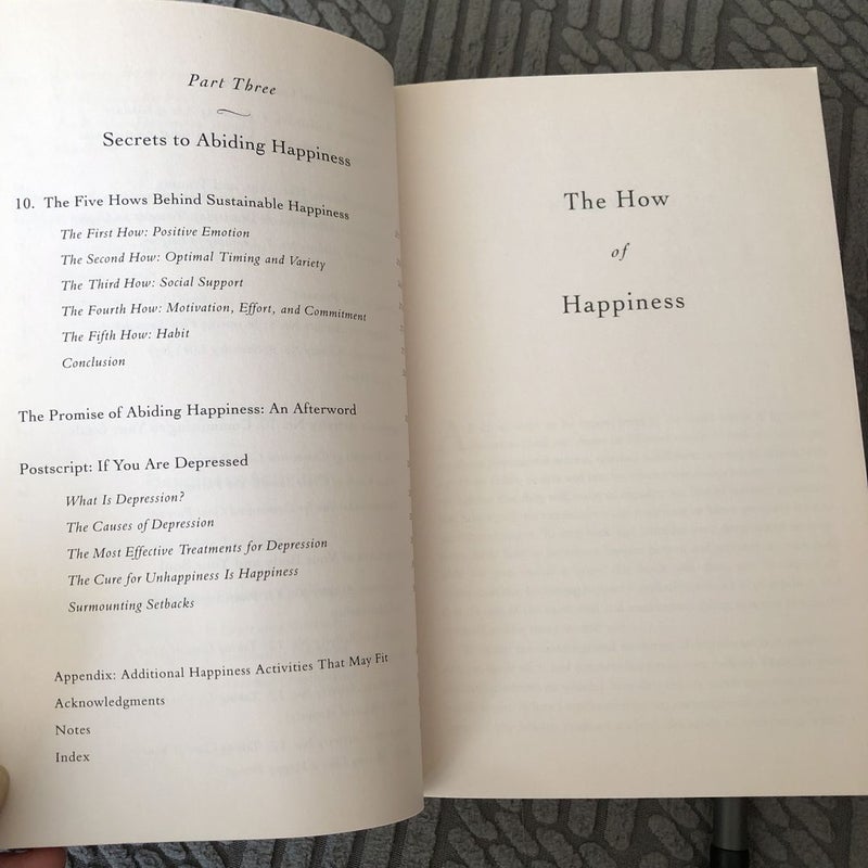 The How of Happiness