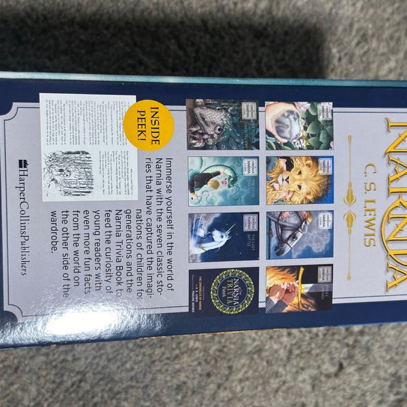 Narnia Box Set with Trivia Book