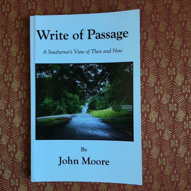 Write of Passage-Author Inscribed
