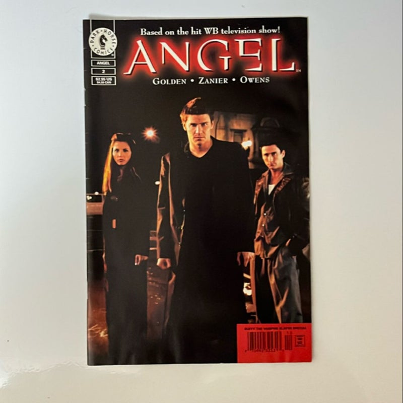 Buffy Magazines with Angel Comic