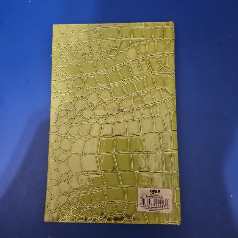 Faux Green Lizard Skin Fashion Journal