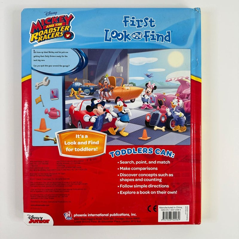 Disney Mickey and the Roadster Racers First Look and Find