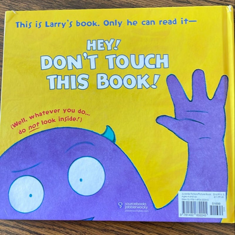 Don't Touch This Book!