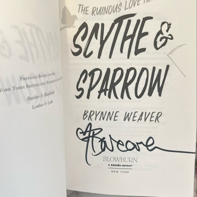 Scythe and Sparrow- SIGNED 