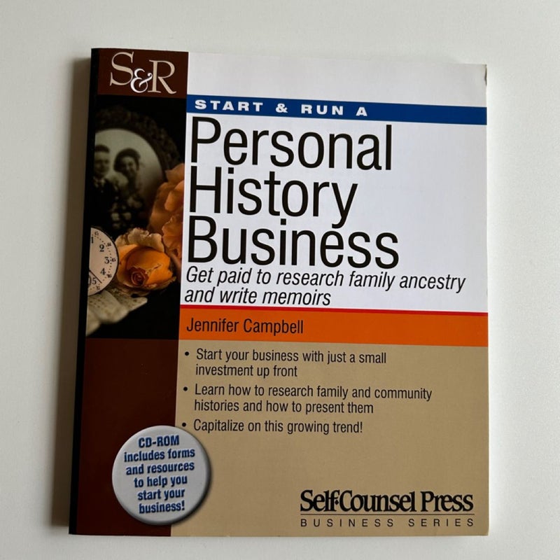 Start and Run a Personal History Business