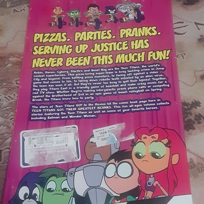 Teen Titans Go!: Their Greatest Hijinks by Sholly Fisch, Wes Abbott ...