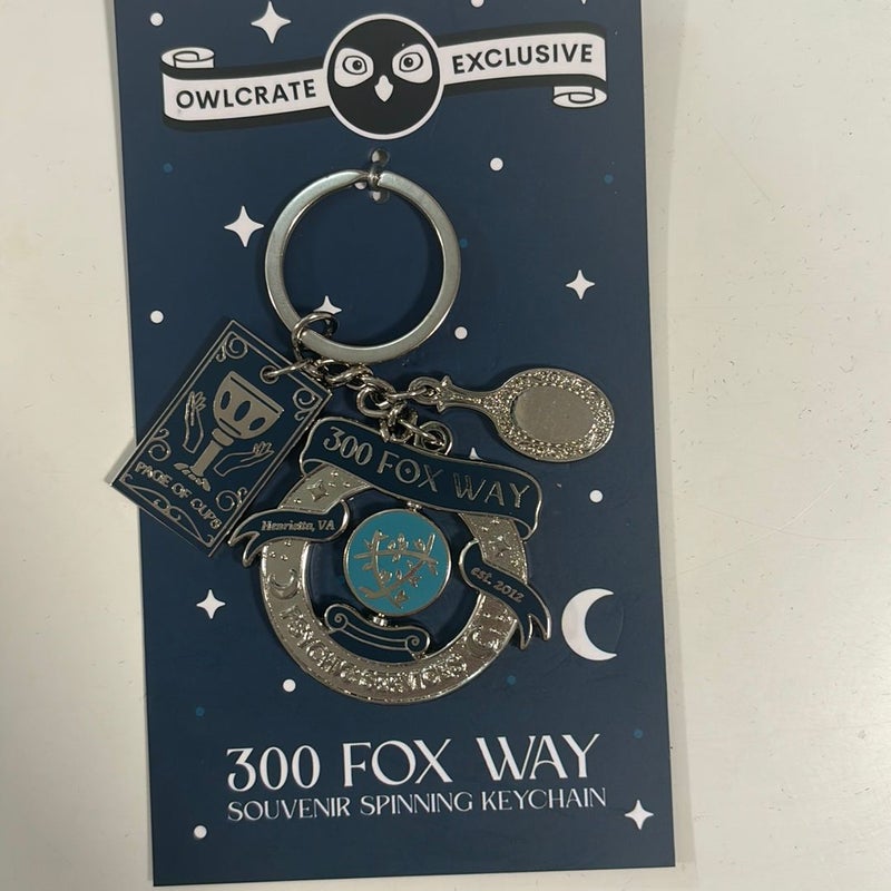 The Raven Cycle: 300 Fox Way Keychain