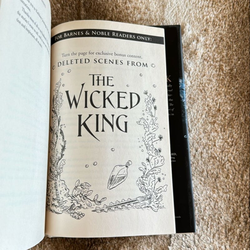 The Wicked King *Barnes and Noble Exclusive Edition* *Hardcover* *Out of Print*