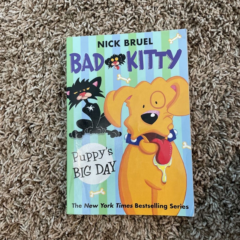 Bad kitty puppies big day