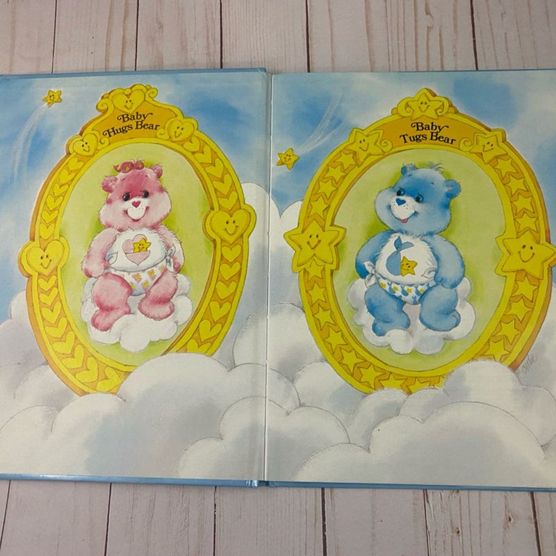 Vintage 1984 Care Bear Baby Hugs & Tugs Counting Hardcover Book 80s