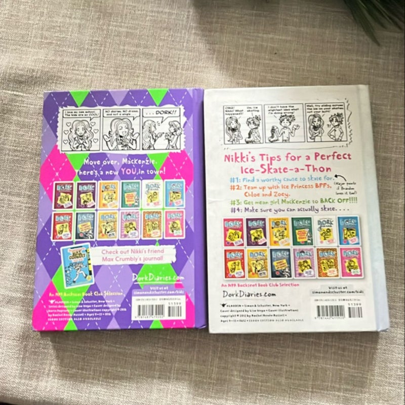 Two Dork Diaries books