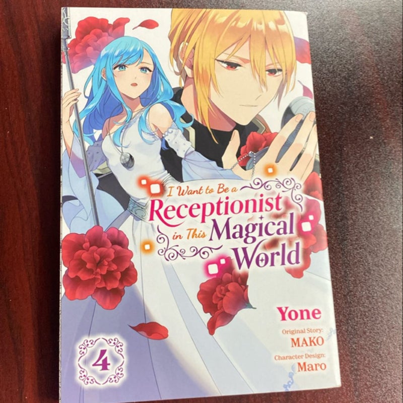 I Want to Be a Receptionist in This Magical World, Vol. 4 (manga)