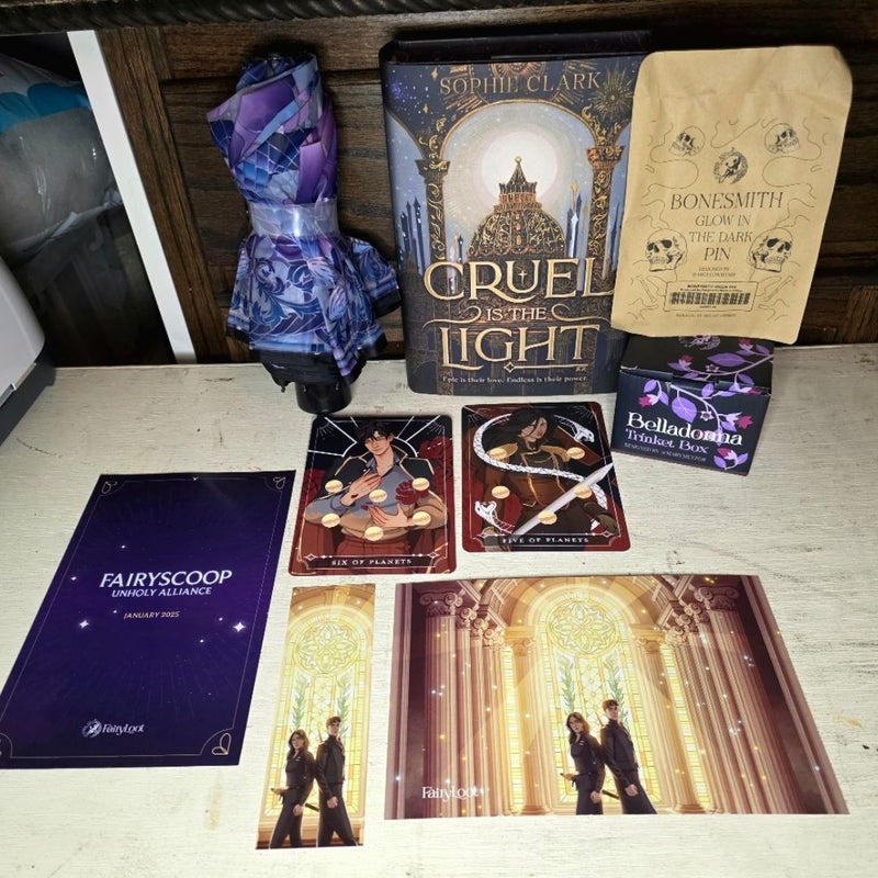 FULL January 2025 Fairyloot box(i forgot to put the tote in the pic)