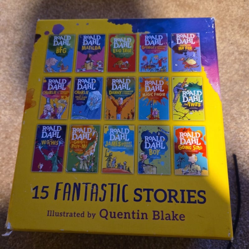 Roald Dahl 15-Book Boxed Set-PROP-RMS