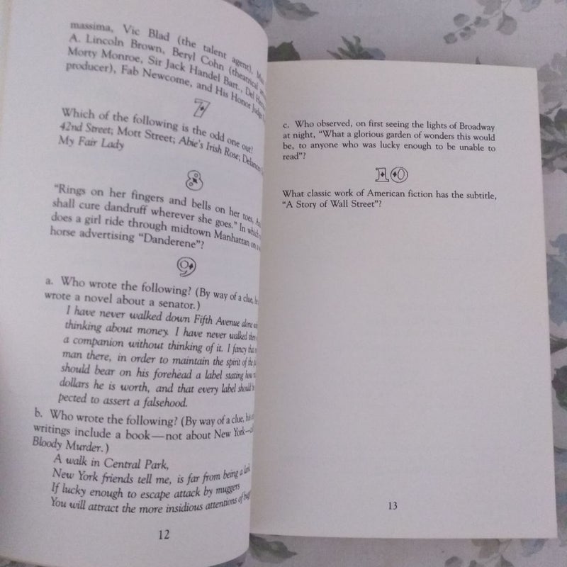 The New York Review Quiz Book