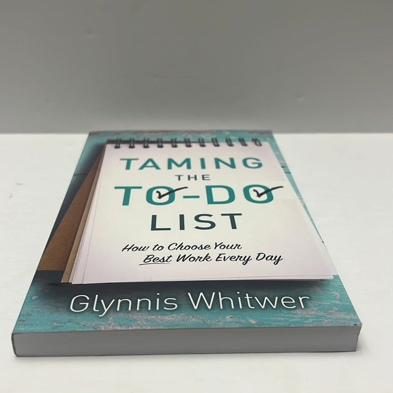 Taming The To-Do List (SIGNED COPY) 