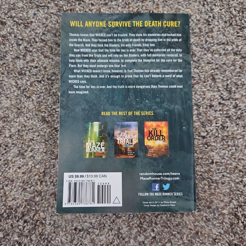 The Death Cure (Maze Runner, Book Three)