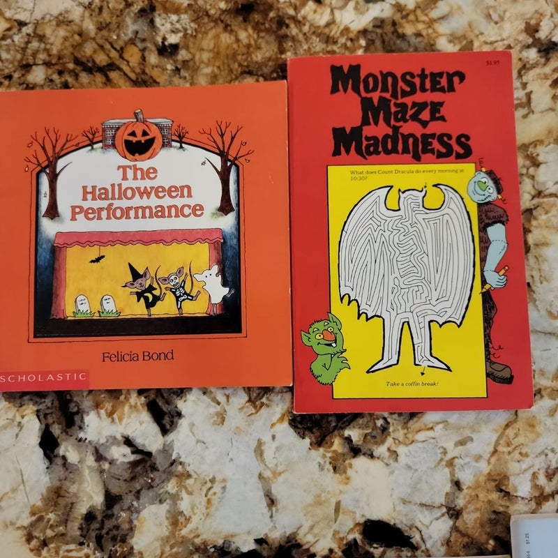 The halloween Performance,  Monster maze madness, Garfield and the halloween party 