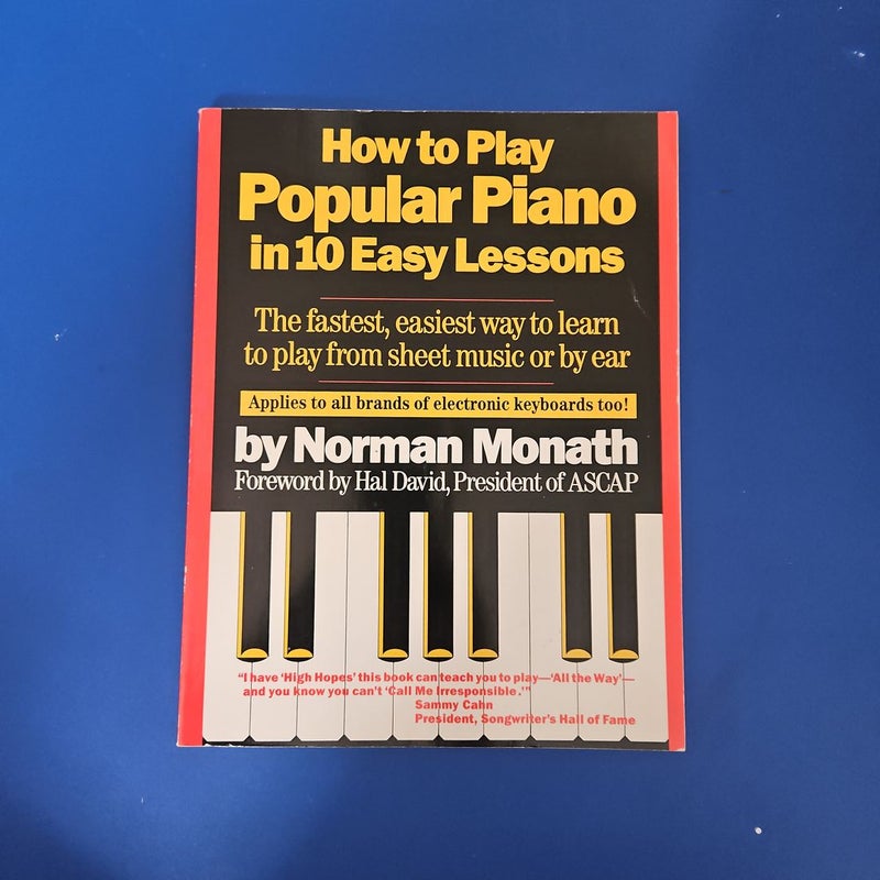 How to Play Popular Piano in 10 Easy Lessons