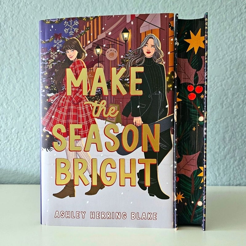 Make the Season Bright SIGNED by Ashley Herring Blake ILLUMICRATE Afterlight NEW