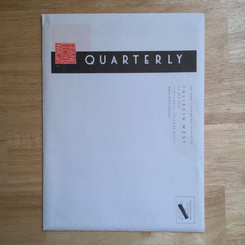 Quarterly - April 2006, Special Reprint, Vol. 16 No. 1