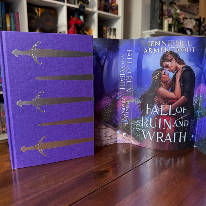 Fairyloot Exclusive Edition of Fall of Ruin and Wrath by Jennifer L Armentrout