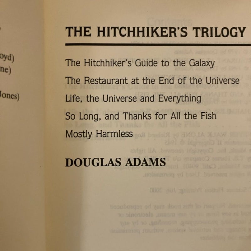 The Hitchhiker’s Trilogy 