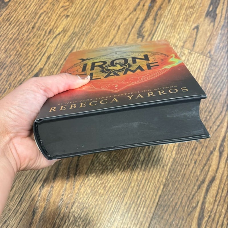 Iron Flame - HAND SIGNED FIRST EDITION WITH SPRAYED EDGES