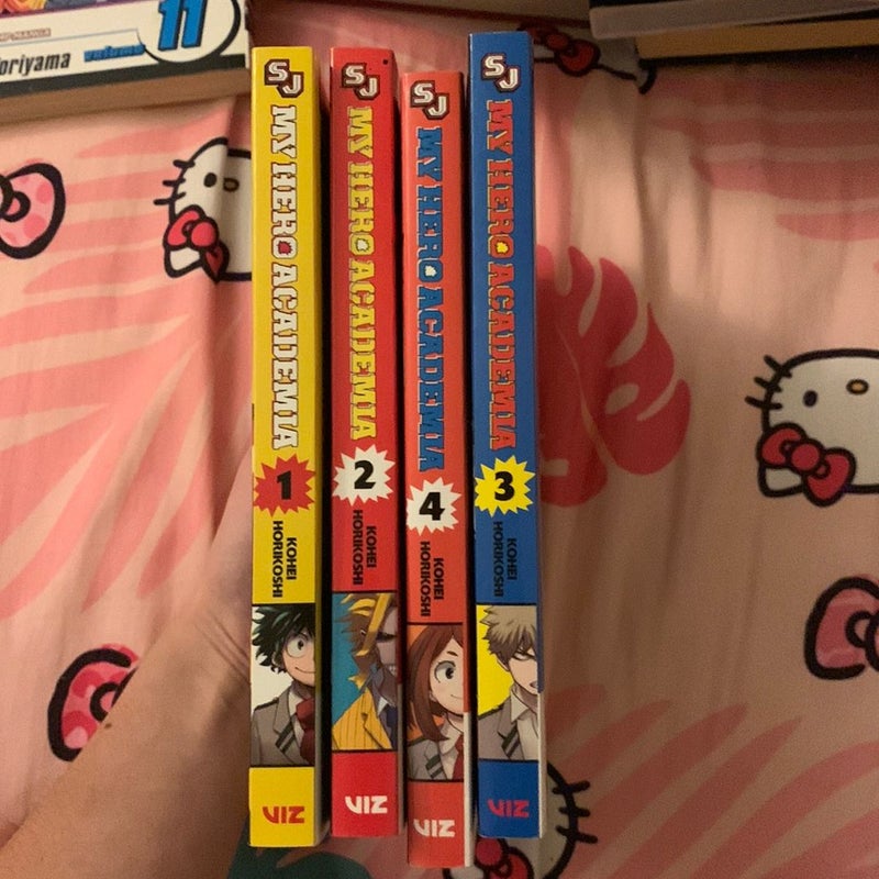 Bundle my hero academia 1-4