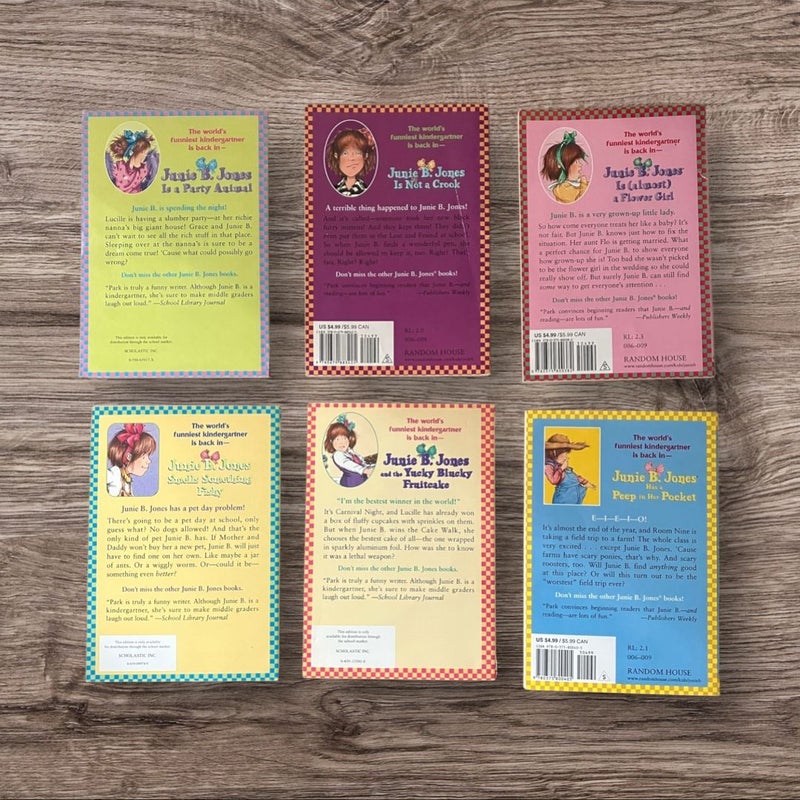 Junie B. Jones Lot of 6 Books