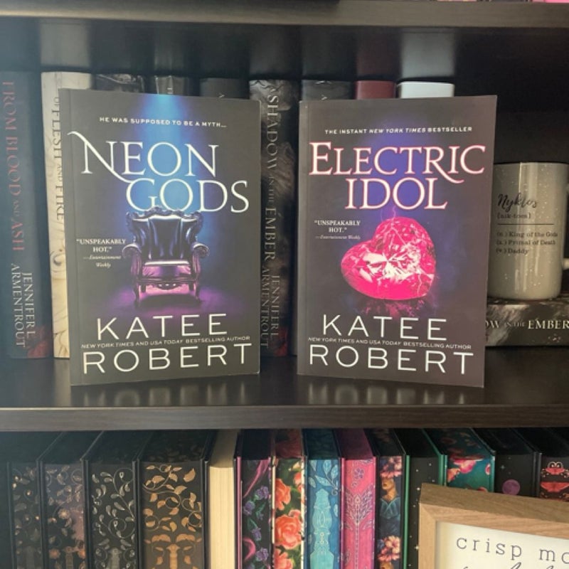 Neon Gods and Electric Idol stamp signed 