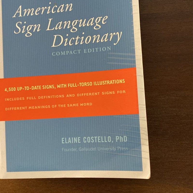 Random House Webster's Compact American Sign Language Dictionary