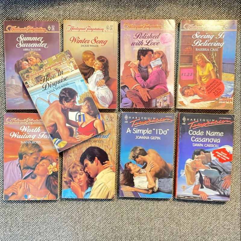 Harlequin Temptation//26 Vintage mid-80s to mid-90s