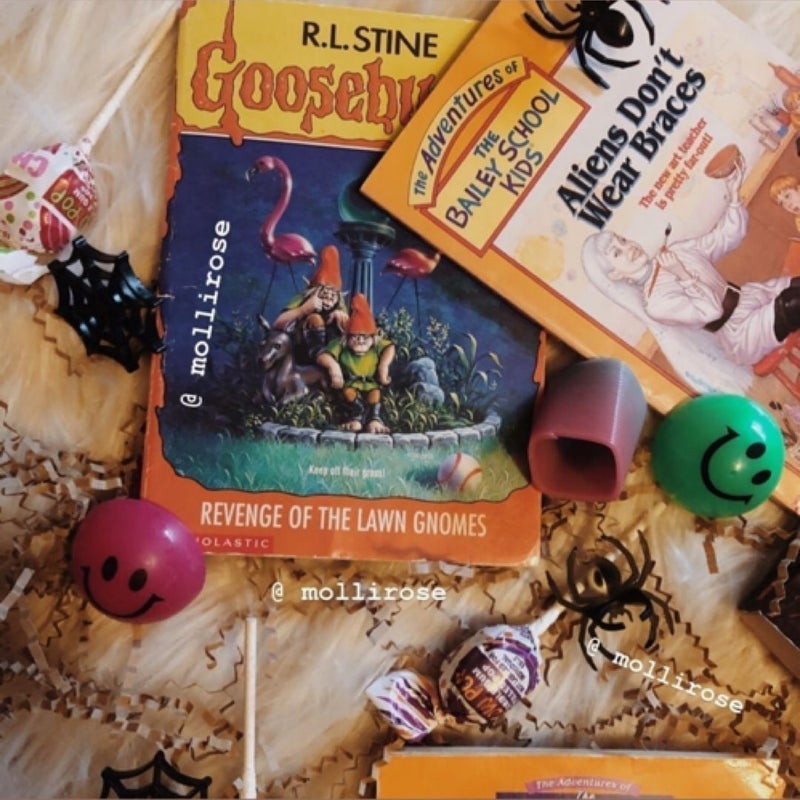 90s Nostalgic Halloween Scholastic Book Fair theme Goodie Bag 