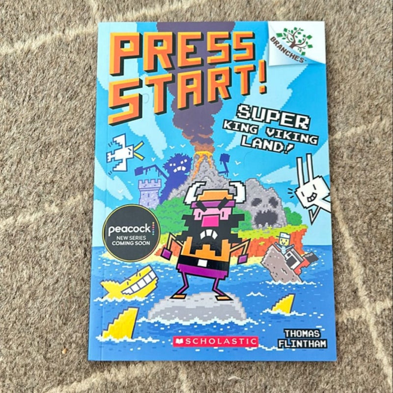 Super King Viking Land!: a Branches Book (Press Start! #13)