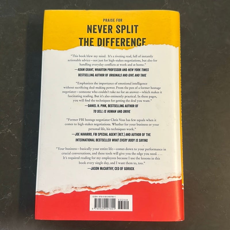 Never Split the Difference